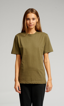 T -shirt oversize - Green dell'esercito