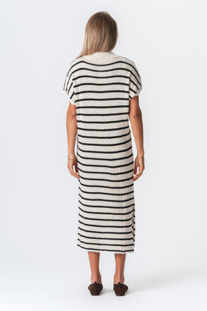 Victoria Dress - bianco/nero