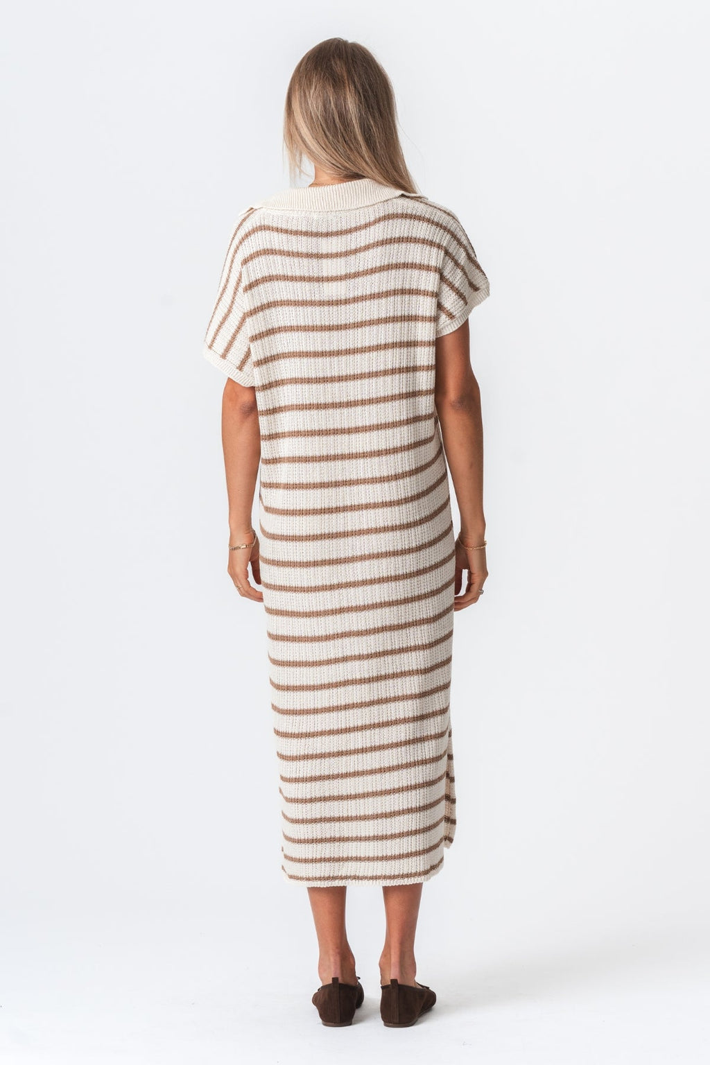 Victoria Dress - bianco/beige