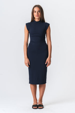 Isabella Dress - Navy