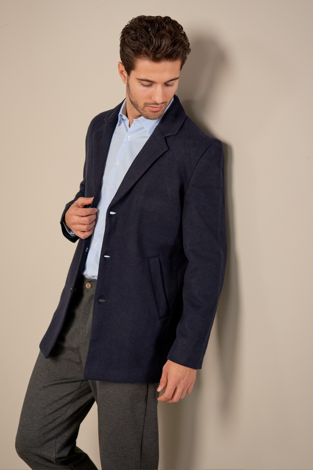 Classic Coat - Navy