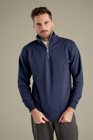 Spethirt medi zip - blu scuro