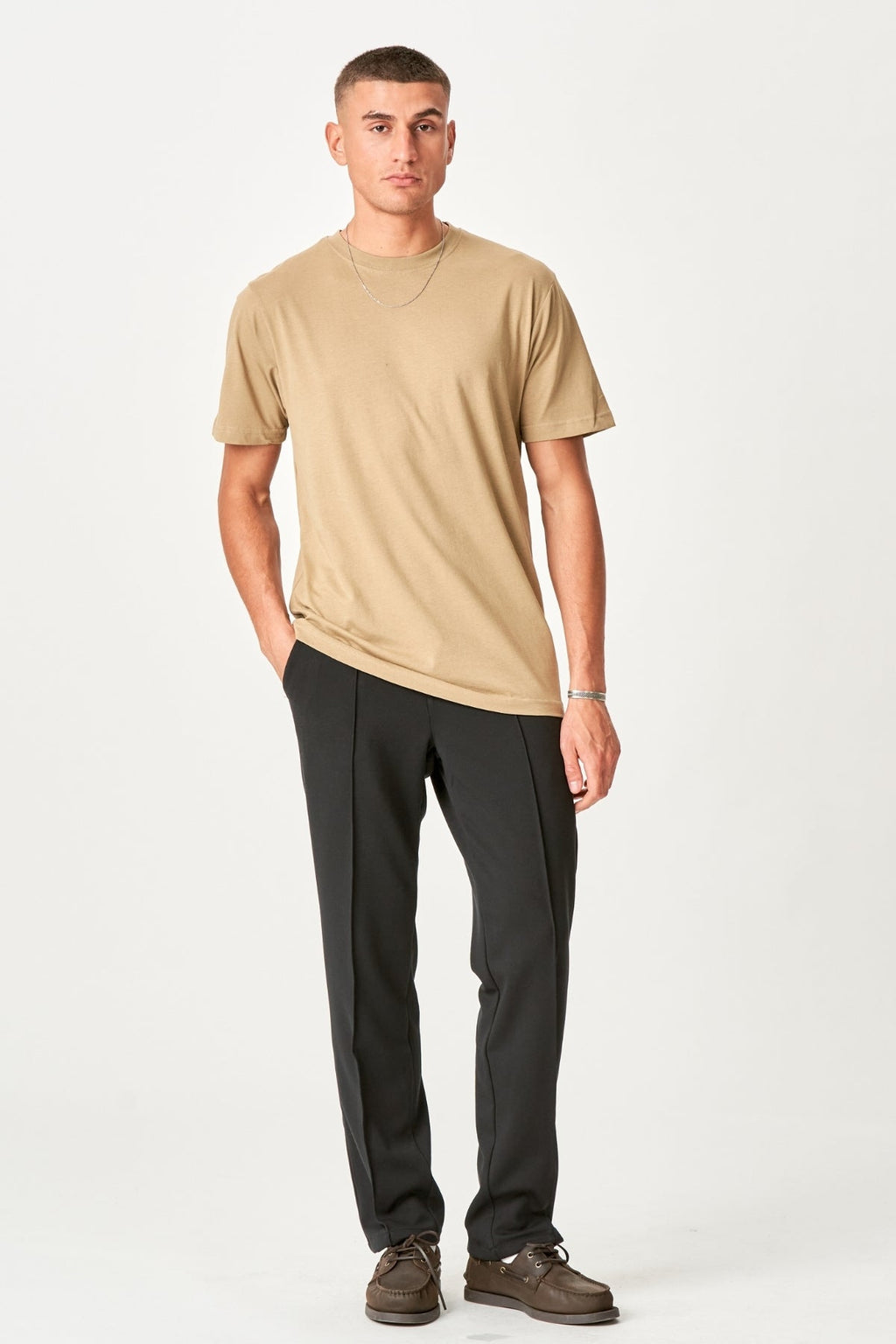 T -shirt oversize - sabbia