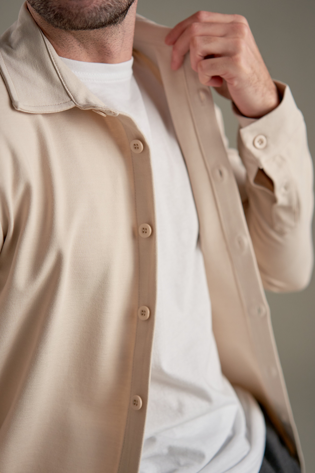 Performance Camicia da notte - Beige