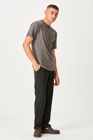 T -shirt di grandi dimensioni - grigio in acciaio