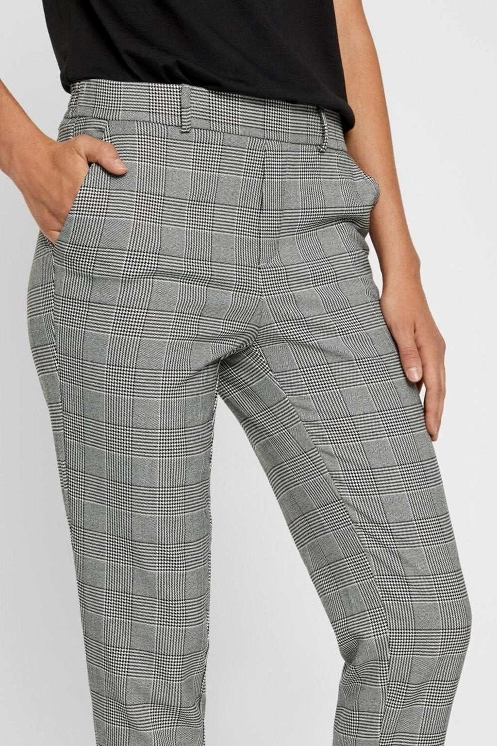 Maya Pants with dice - Gray / White