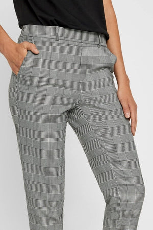 Maya Pants with dice - Gray / White