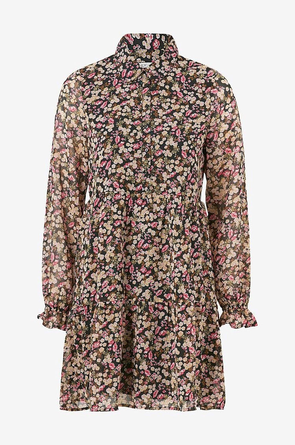 Abito a maniche lunghe Ingrid - Brown