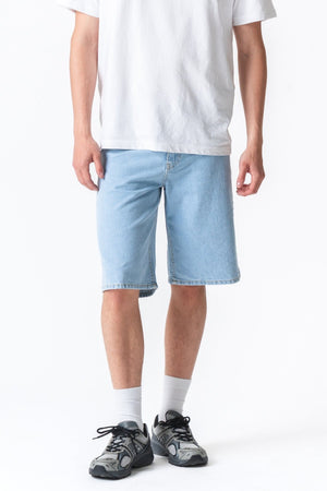 Denim Shorts Sciolto - azzurro