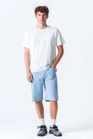 Denim Shorts Sciolto - azzurro