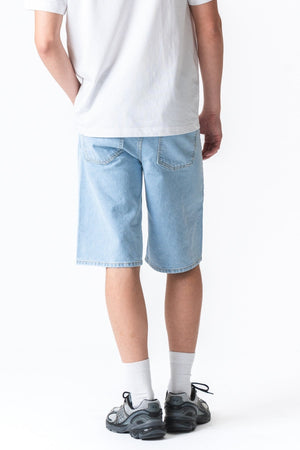 Denim Shorts Sciolto - azzurro