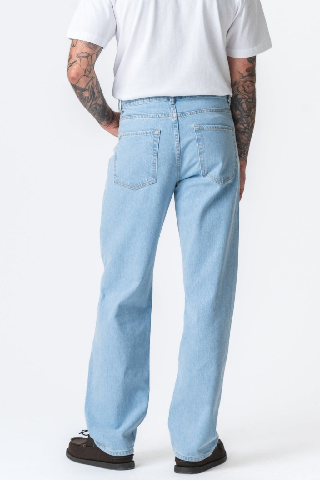 Noah Loose Fit Jeans - Light Blue Denim