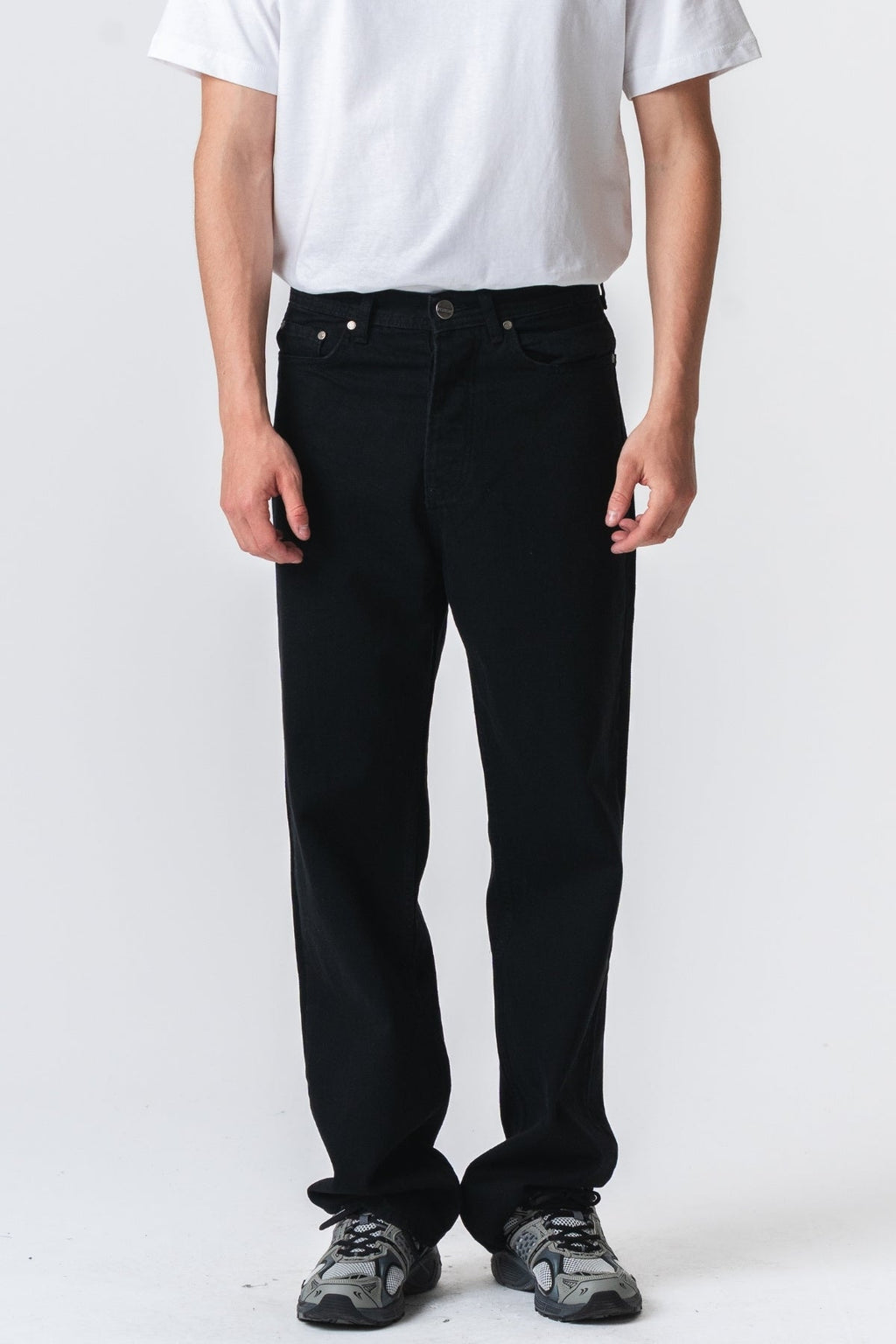 Jeans larghi - Nero Denim