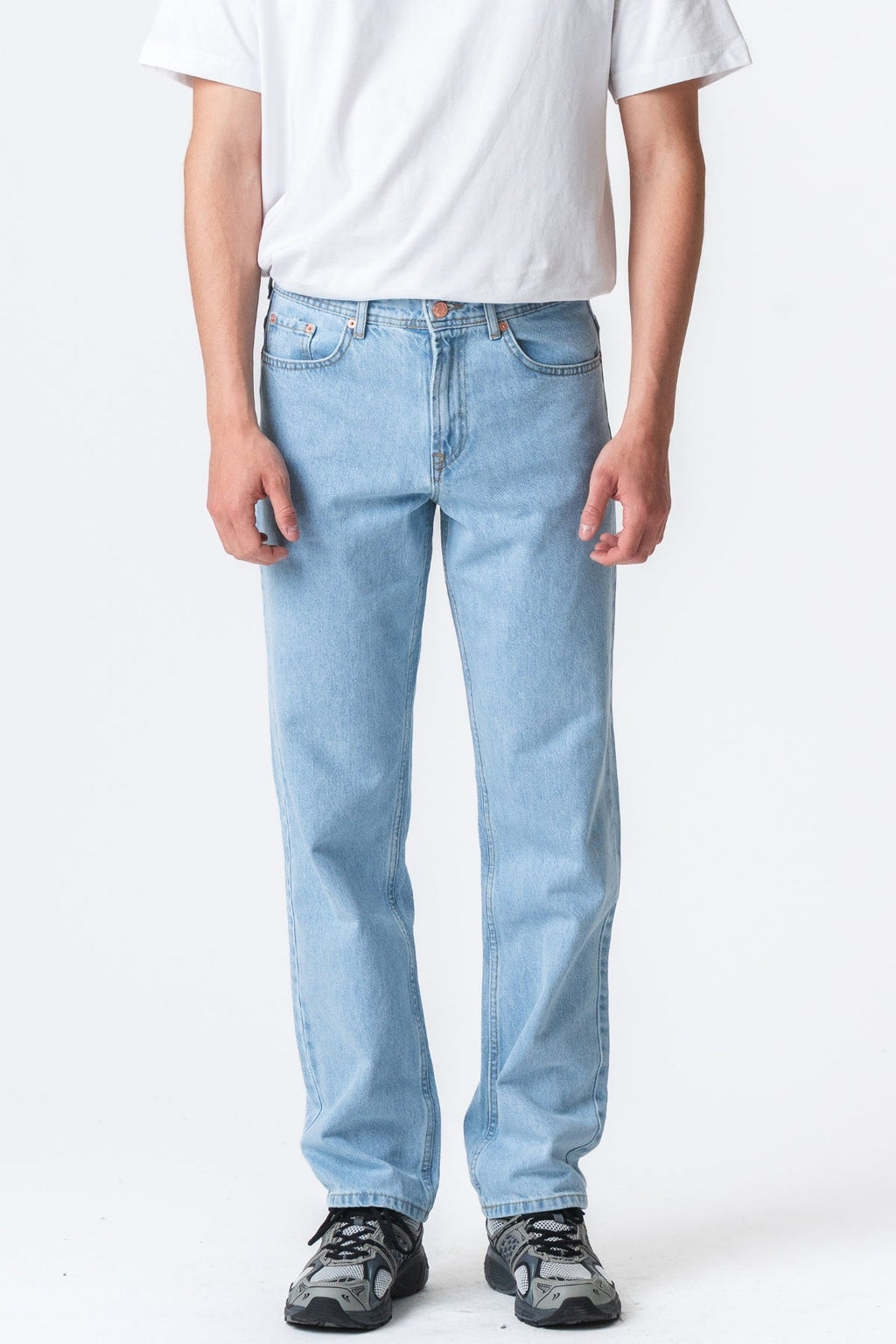 Relaxed Fit Jeans - Light Blue Denim