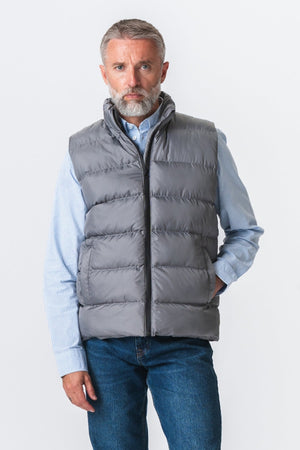Puffer Vest - Grey