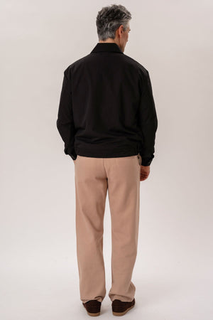 Giacca corta con cerniera - Nero