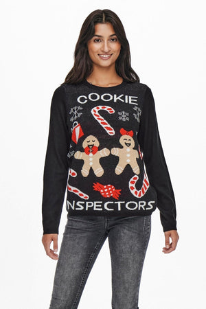 Joy Christmas Knit - Black