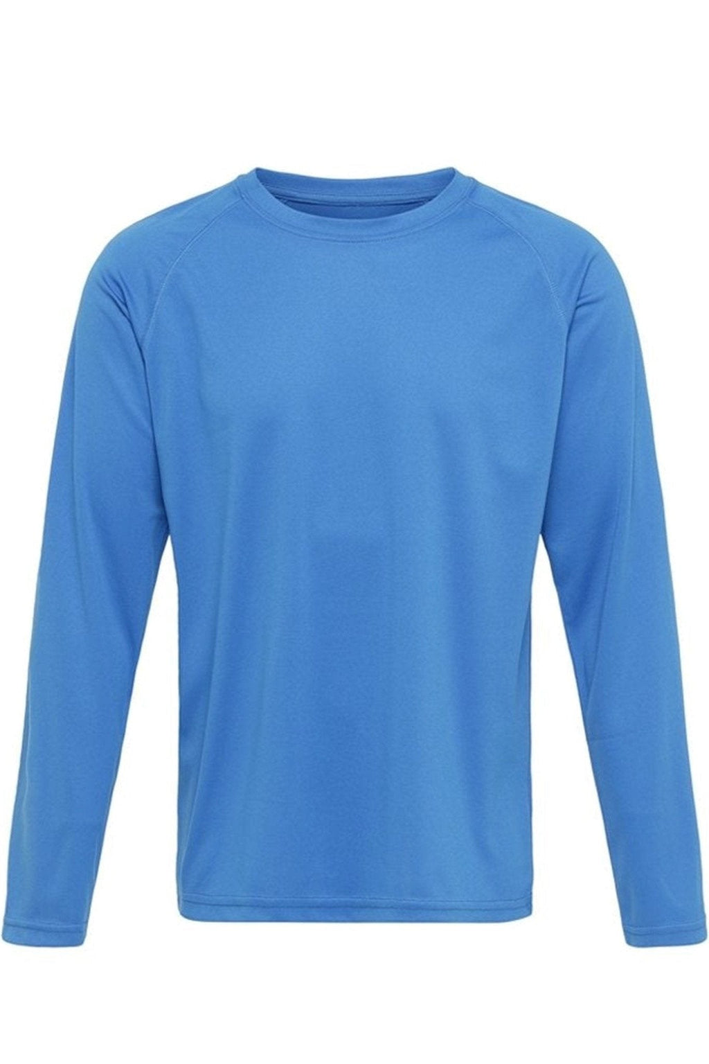 T-shirt da allenamento a maniche lunghe-Blu