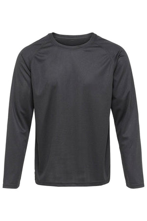 T-shirt da allenamento a maniche lunghe-nero