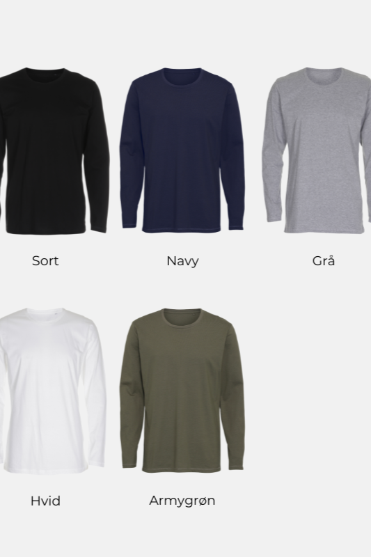 Basic Long Sleeve T-Shirt – Package Deal (3 pcs.)