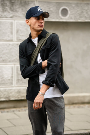 Performance Regular Openshirt - nero