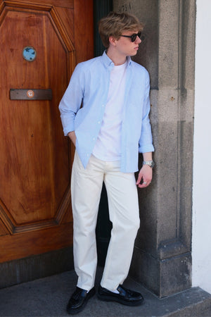 Jeans in forma Noah sciolta - denim bianco