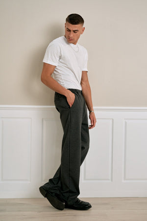 Suit Pants Loose - Charcoal Grey