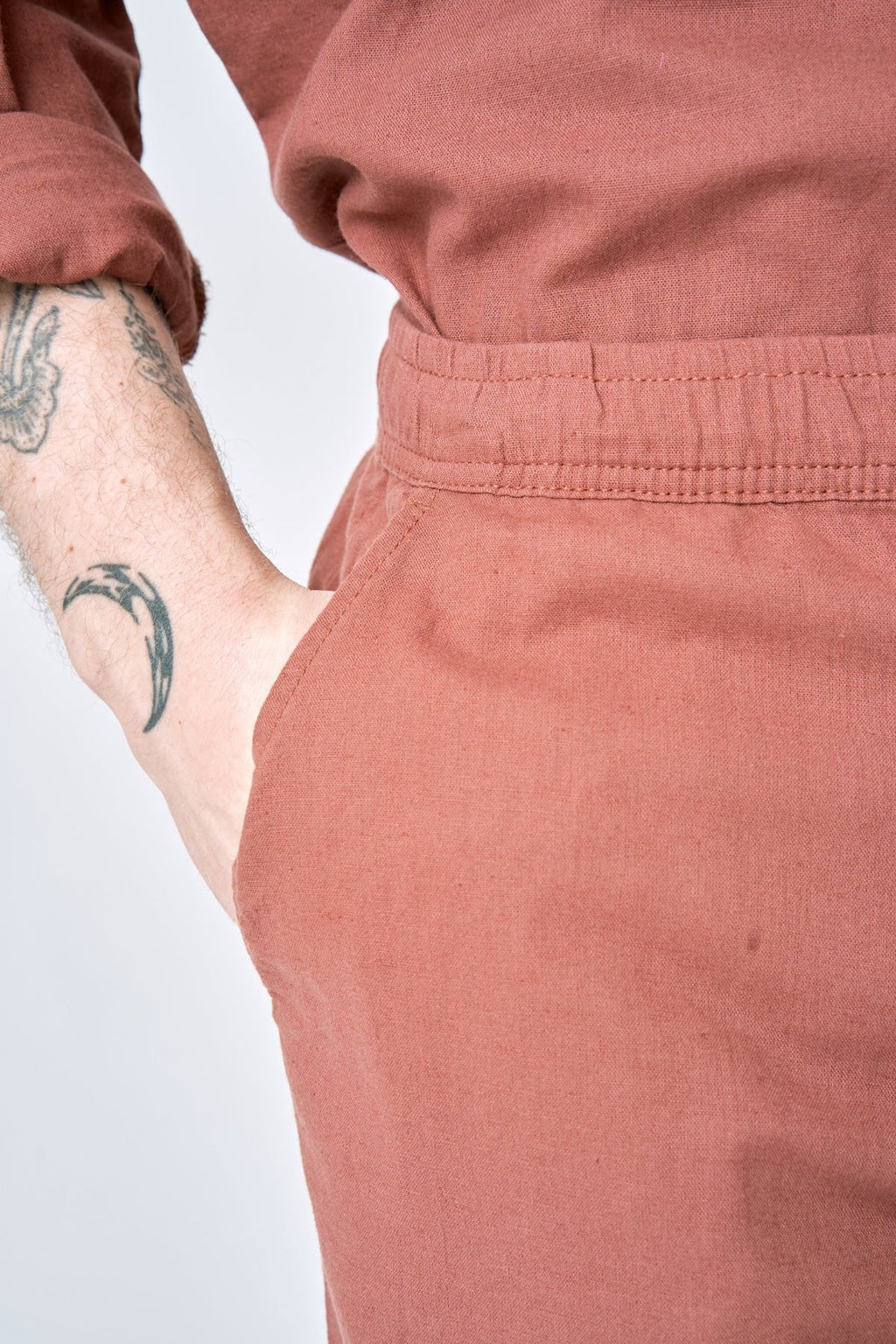 Linen Pants - Terracotta