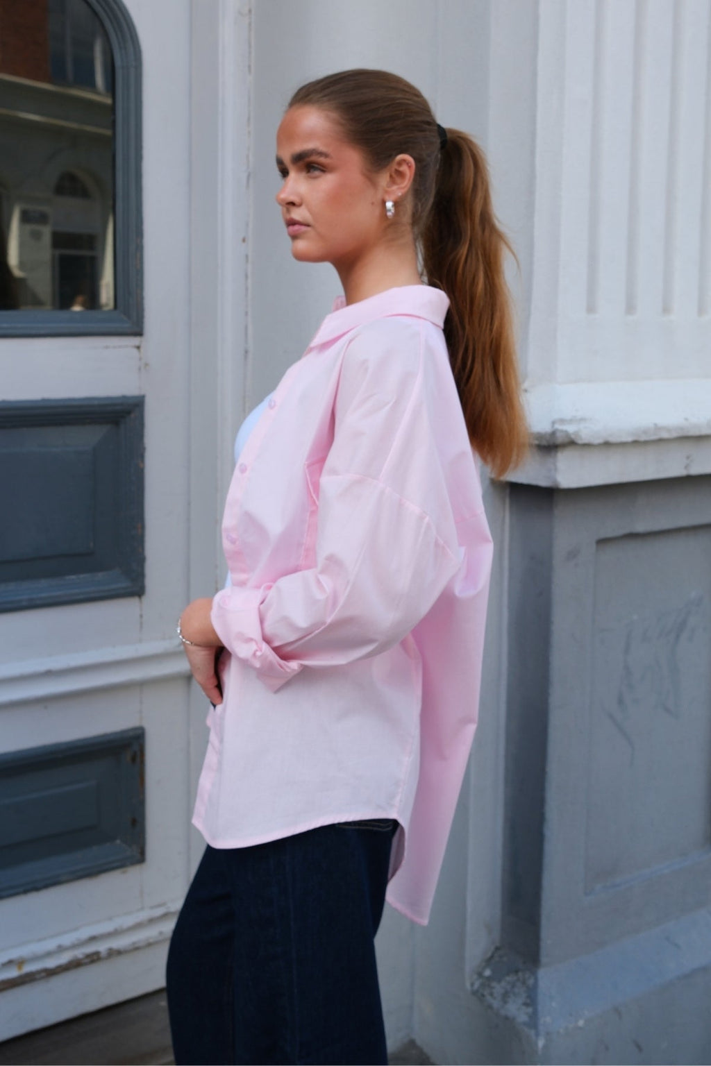 Clara Oversized Shirt - Rosa