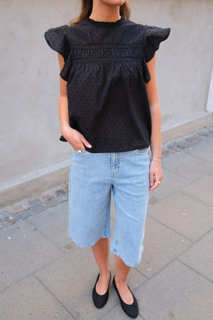 Kath Long Denim Shorts - denim azzurro