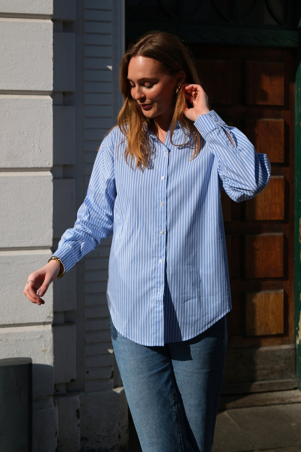 Tutta LO L/S Shirt - Cornflower Blue