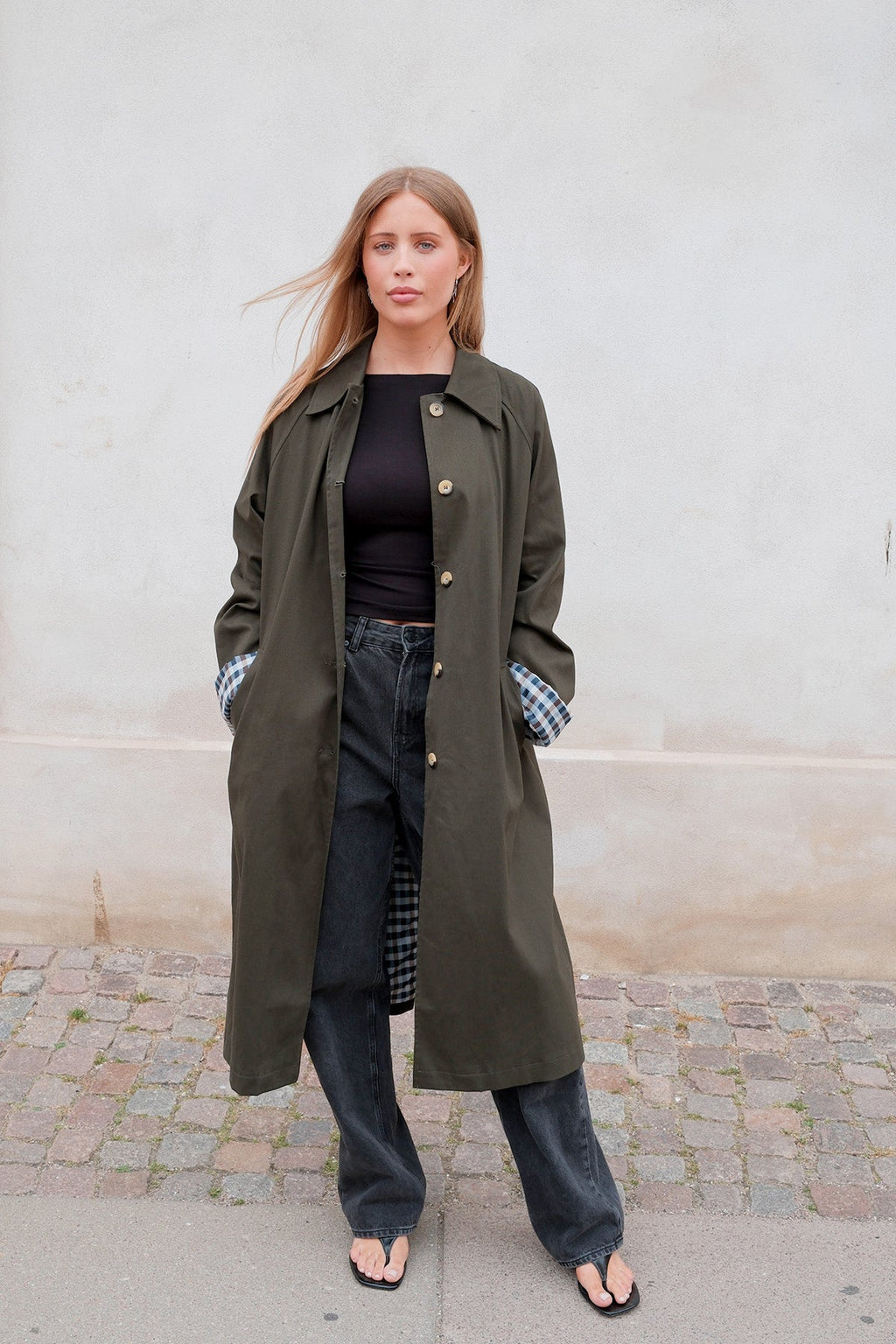 Livia Trenchcoat -  Olive