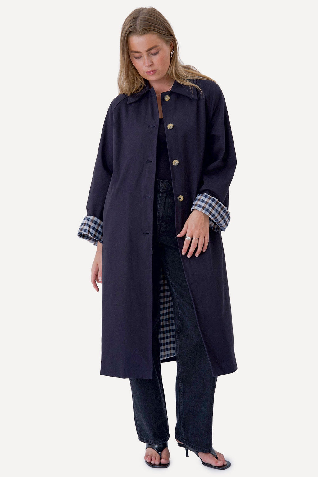 Trench Livia - Blu marino