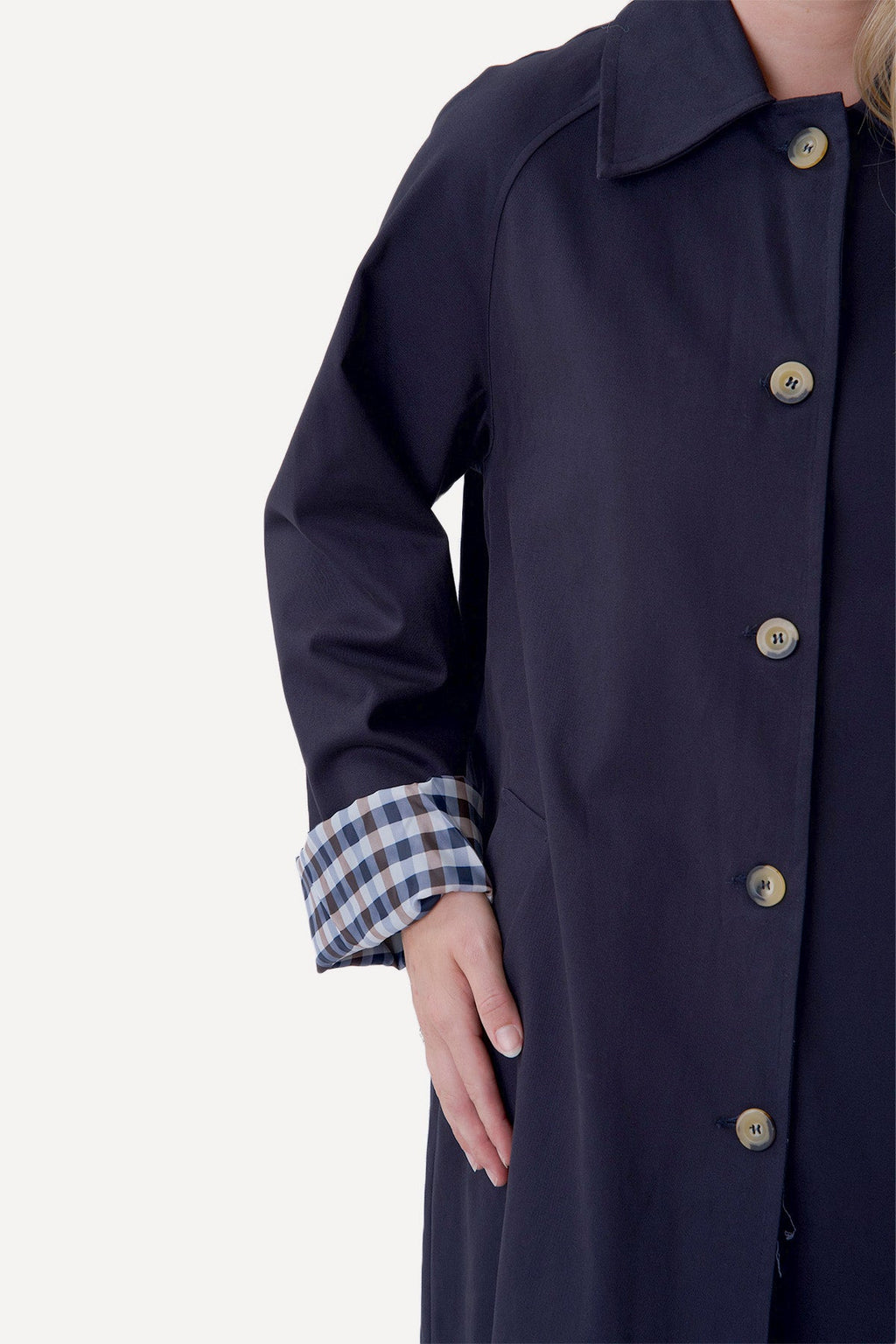 Trench Livia - Blu marino