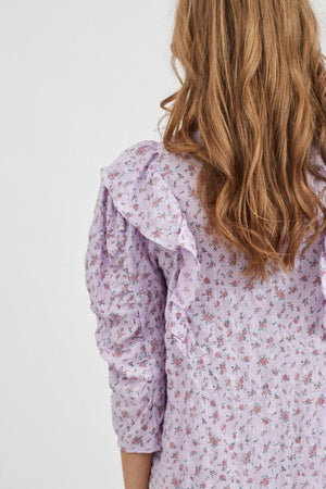 Abito a manica lunga solitaria - rosa