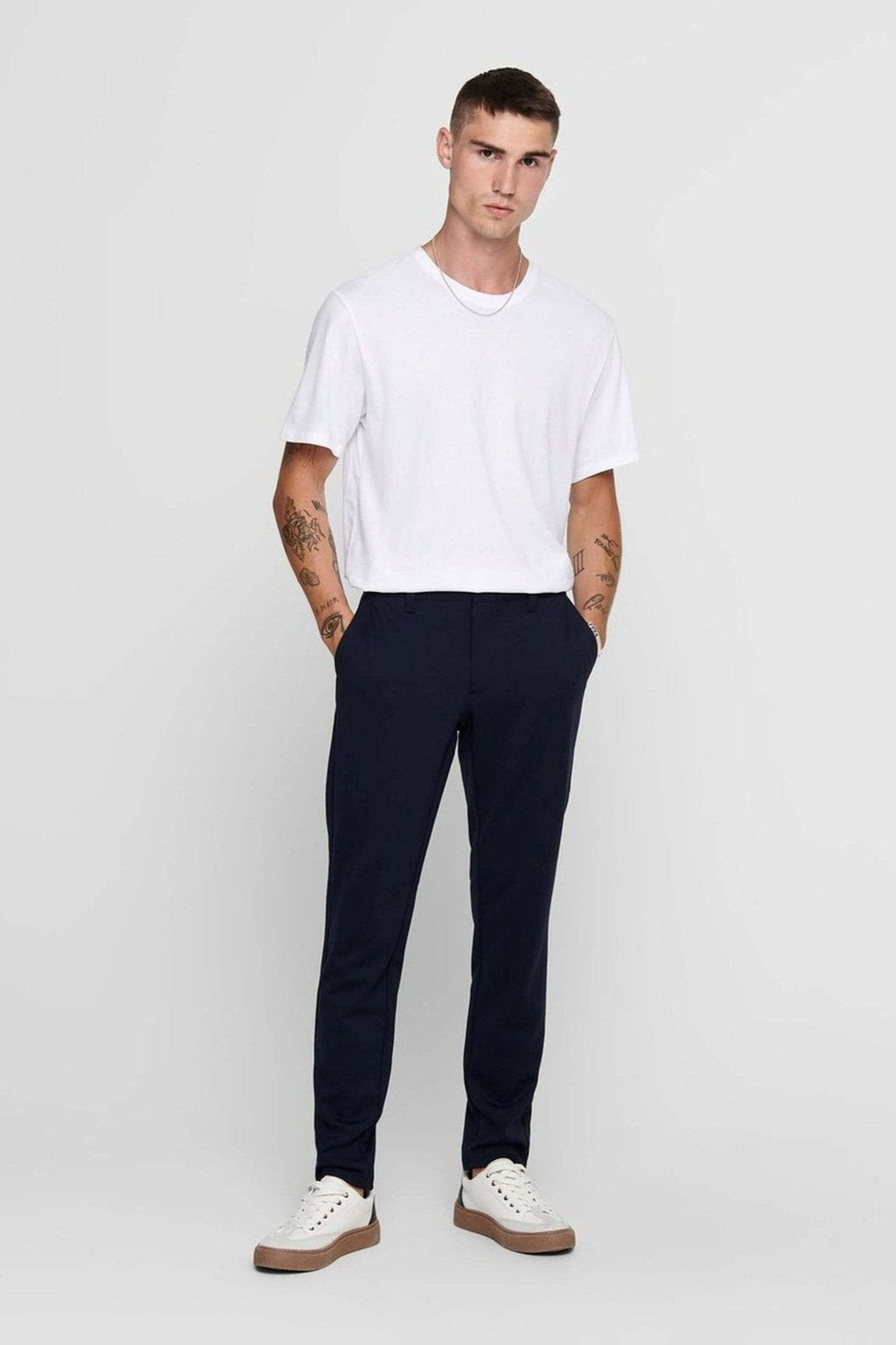 Mark Pants - Navy (Stretch Pants)