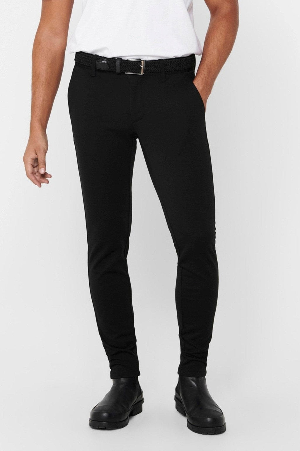 Mark Pants - Black (stretch pants)