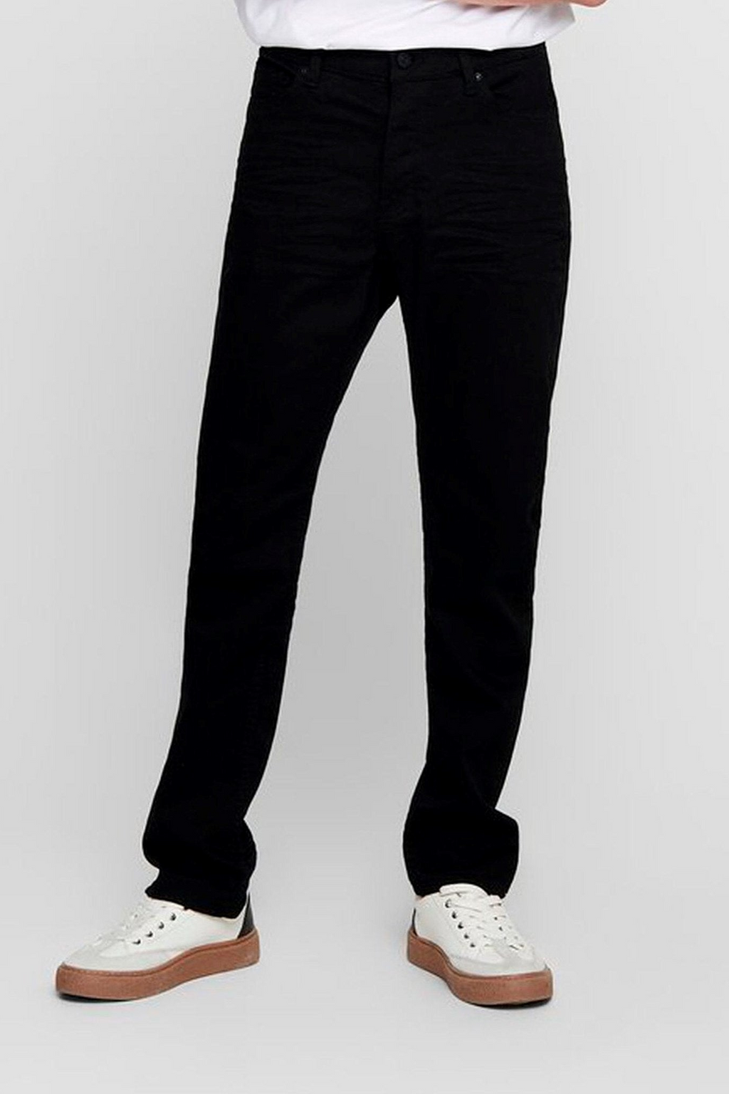 Jeans Mike Stretch - Black (Wide Fit)