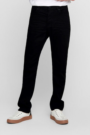 Jeans Mike Stretch - Black (Wide Fit)