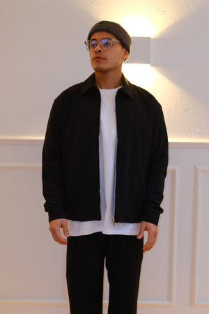 Giacca con cerniera Milano - Nero