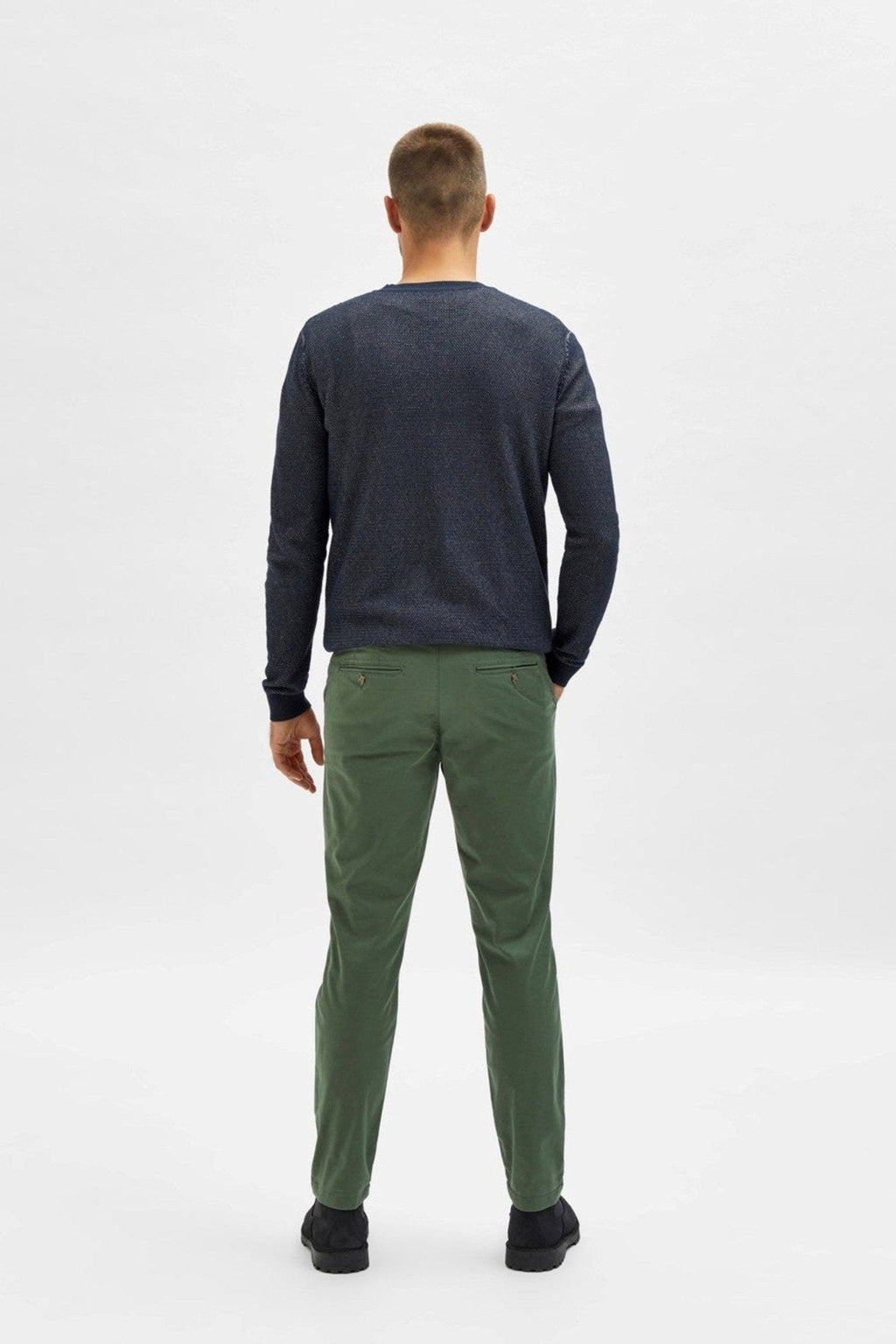 Miglia Flex Chino Pants - Bronze Green (Cotton Organic Cotton)