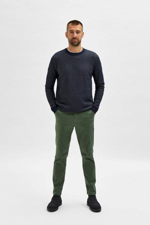 Miglia Flex Chino Pants - Bronze Green (Cotton Organic Cotton)