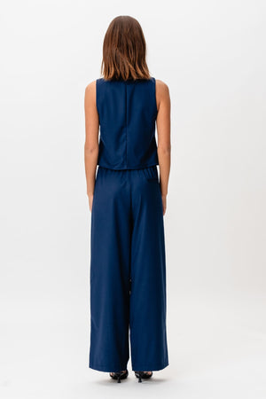 Nadia gilet e pants (Navy) - pacchetto affare