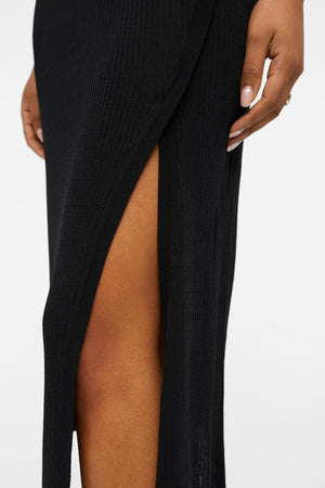 Bianka Knit Kjole - Sort