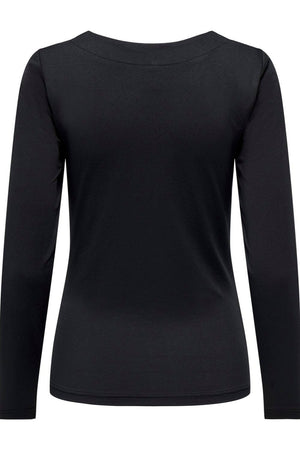 Sofie Long Sleeve Blouse - Black