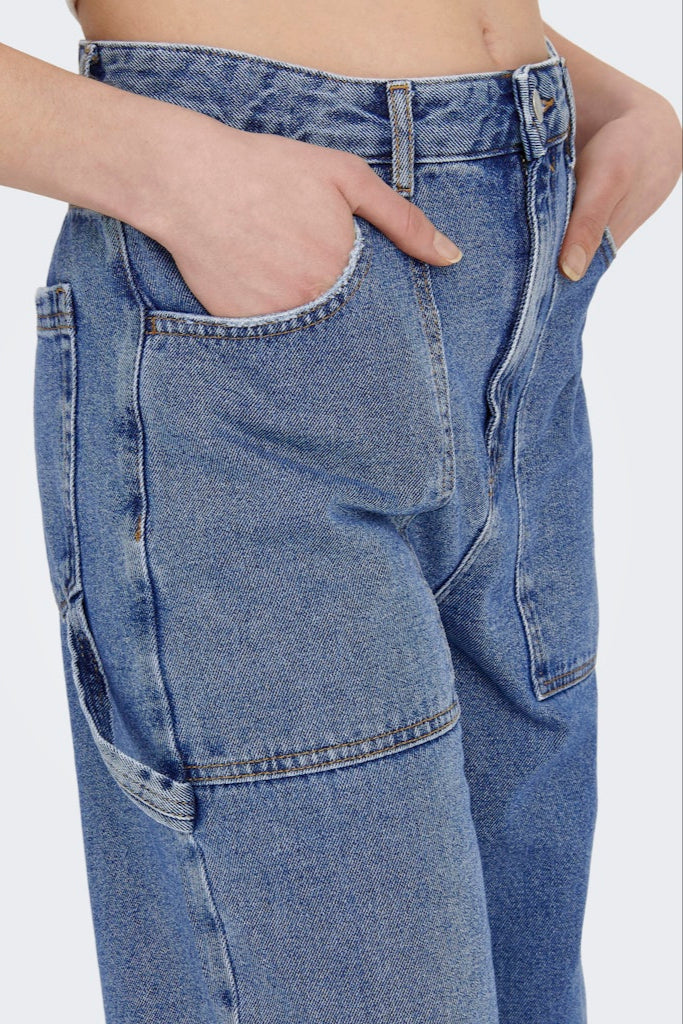 Jeans largo kirsi - denim blu medio