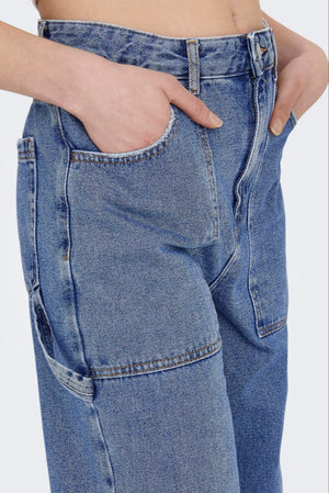 Jeans largo kirsi - denim blu medio