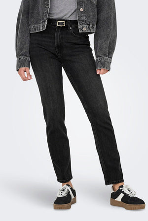 Jeans in vita Emily High - Black Denim
