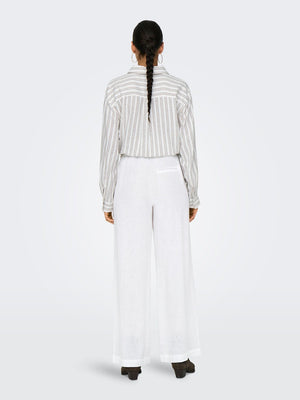 Tokyo Linen Pants - Bright White