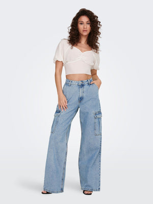 Hope High Waist Denim Jeans - denim blu scuro